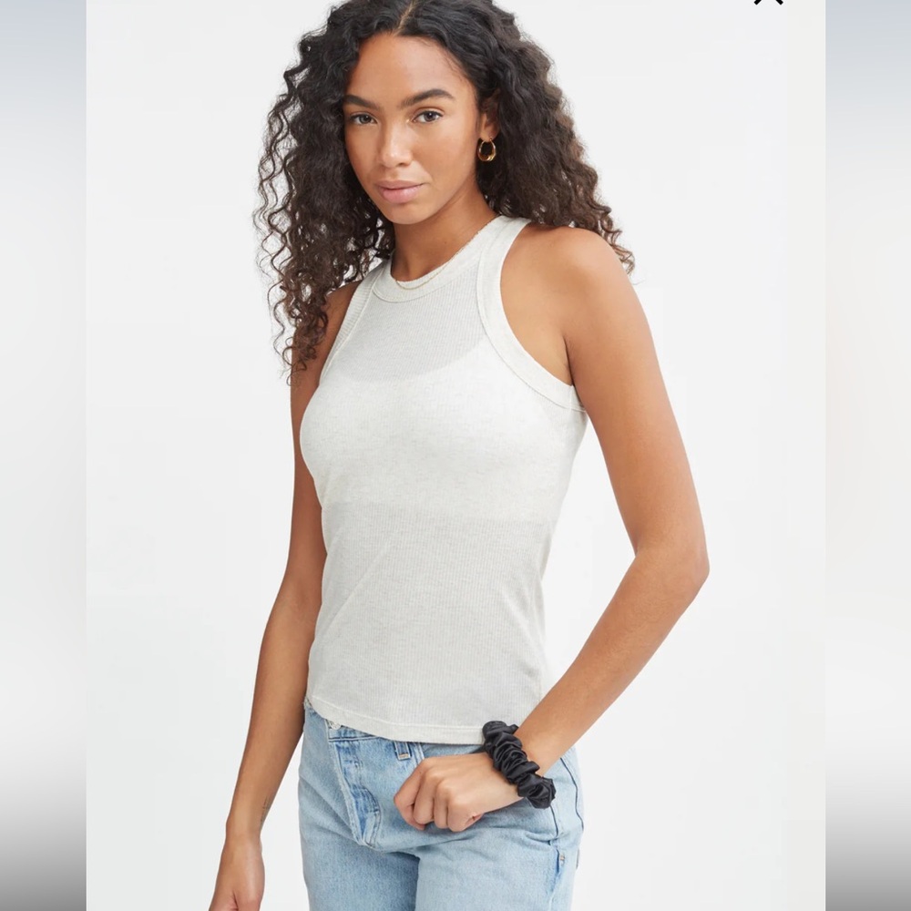 WSLY by Bandier Rivington Ribbed Tank Size M